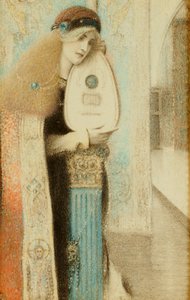 ミュージシャン、1899年頃 作： Fernand Khnopff