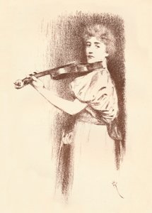 バイオリニスト、c1898