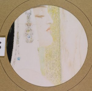 女性の首、1908年頃（紙にパステル）