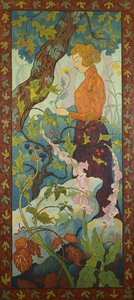 アンリ・ド・ウェルモント、1884 作： Fernand Khnopff