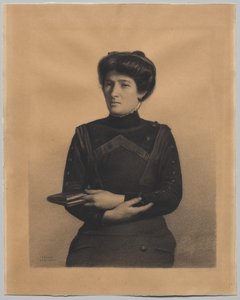 ジュール・リカール夫人の肖像、旧姓オーガスティン・ブルトー 作： Fernand Khnopff