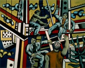 建設作業員 作： Fernand Leger