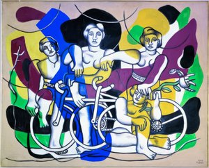 サイクリストたち 作： Fernand Leger