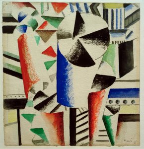 色付きシリンダー 作： Fernand Leger