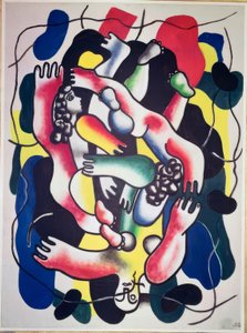 女性構成 作： Fernand Leger