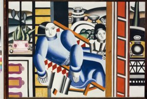 子供連れの女性 作： Fernand Leger