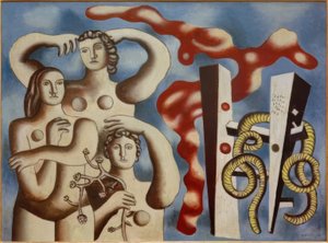 3人の人物による構図 作： Fernand Leger