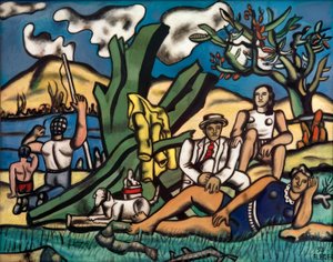 田舎への小旅行 作： Fernand Leger