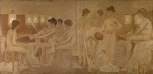 踊り子たち》1905年から1909年の間（キャンバスに油彩） 作： Fernand Pelez