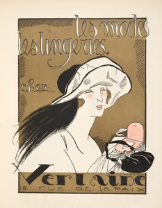 Gazette de Bon TonのパブからのVerlaineの広告。 1920（印刷ステンシル）