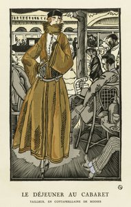 キャバレー、パブでランチ。 1921（ステンシルプリント） 作： Fernand Siméon