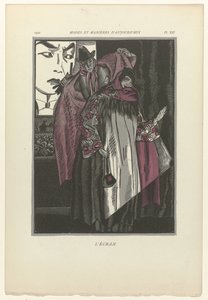 今日のファッションとマナー、1922年、Pl. 12: 画面 作： Fernand Siméon
