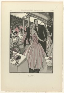 今日のファッションとマナー、1922年、Pl. 3: ダンス