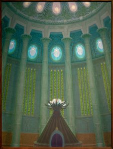孤独な寺院 作： Fidus