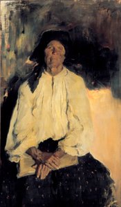 老婦人の肖像 作： Filipp Andreevich Maliavin