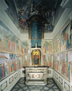 イタリア、フィレンツェ、サンタ・マリア・デル・カルミネ教会、ブランカッチ礼拝堂 作： Filippino Lippi