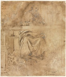 彼の研究における聖ジェローム、c。 1490。 作： Filippino Lippi
