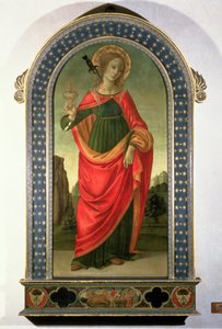 セントルーシー、1472-74年頃 作： Filippino Lippi