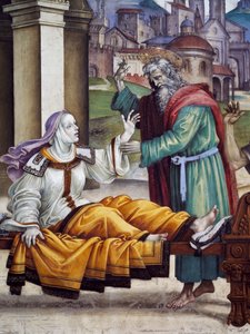 フィリッピーノ・リッピ作「聖ヨハネの物語 作： Filippino Lippi