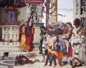 フィリッピーノ・リッピ作「聖ヨハネの物語 作： Filippino Lippi