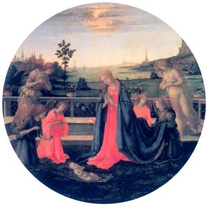 礼拝、c1480s 作： Filippino Lippi