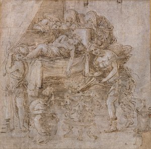 メレアガーの死、c1490s 作： Filippino Lippi