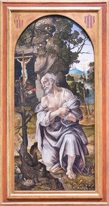悔い改める聖ジェローム 作： Filippino Lippi