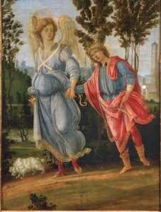 天使とトビアス 作： Filippino Lippi