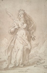 アレクサンドリアの聖カタリナ 作： Filippo Bellini
