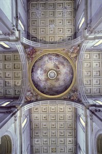 1425-46年に建てられたキューポラの内部の景色 作： Filippo Brunelleschi