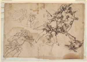 カリストの主題による絵画のための習作 作： Filippo Falciatore