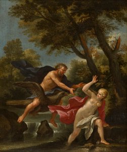 ワシに乗る木星、1643〜94年頃（キャンバスに油彩）
