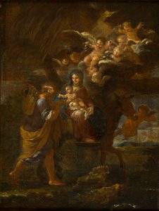 エジプトへの逃避、1643〜94年頃（キャンバスに油彩）