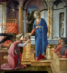 受胎告知図 フィリッポ・リッピ（約1406～1469年） ローマ Galleria Barberini 作： Filippo Lippi
