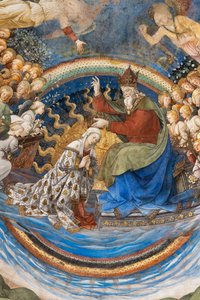 マリアの戴冠式、詳細 作： Filippo Lippi