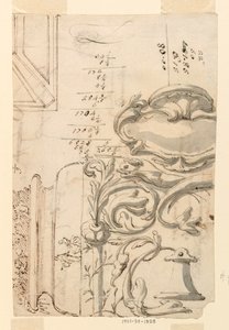 デッサン、スケッチ、1750年頃 作： フィリッポ・マルキオーニ