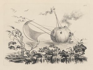 Pumpkin used as Fishing-boat (A Pumpkin used as a Fishing-boat) 作： Filippo Morghen