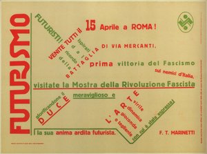 未来派、1932 作： Filippo Tommaso Emilio Marinetti