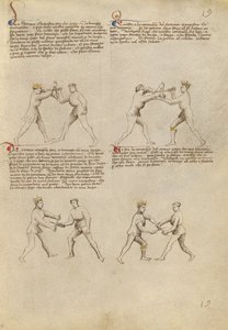 短剣との戦闘 作： Fiore Furlan dei Liberi da Premariacco