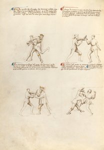 短剣との戦闘 作： Fiore Furlan dei Liberi da Premariacco