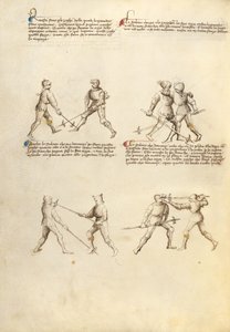 ポラクセとの戦闘 作： Fiore Furlan dei Liberi da Premariacco