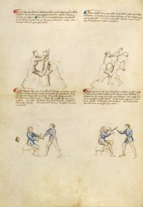 ロンデルとダガーとの戦闘 作： Fiore Furlan dei Liberi da Premariacco