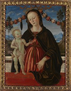 マドンナと子供。 1473年頃 作： Fiorenzo di Lorenzo