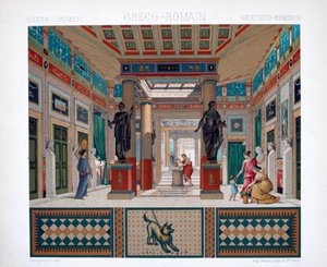 ギリシャ、ローマの寺院、c1800-1835 作： Firmin Didot