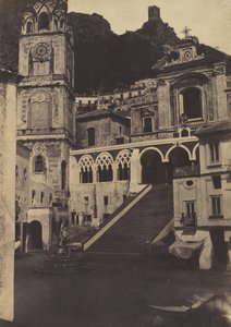 アマルフィ、大聖堂、1853 年。 作： Firmin Eugène Le Dien