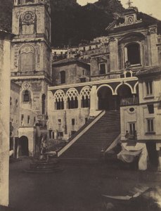 アマルフィ、大聖堂、1853 年。 作： Firmin Eugène Le Dien