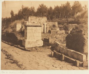 ポンペイの墓の通り 作： Firmin Eugène Le Dien