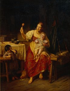 継母、1874 作： Firs Sergeevich Zhuravlev