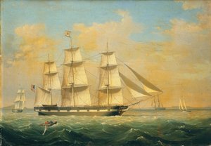 メアリーアン、1846年 作： Fitz Henry Lane