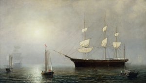 スターライト号 1860年頃 油彩・キャンバス 作： Fitz Henry Lane